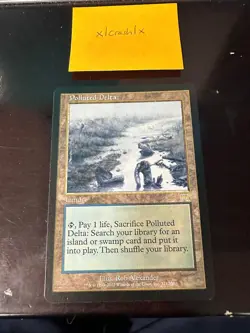 MTG: Polluted Delta, Onslaught (Fetch Land) - See pics for Condition - Image 1