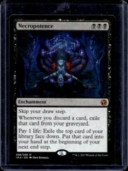 2017 Magic: The Gathering Iconic Masters Necropotence Foil #98 - Image 1