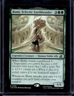 Magic The Gathering MTG Bumi, Eclectic Earthbender Foil #0249 - Image 1