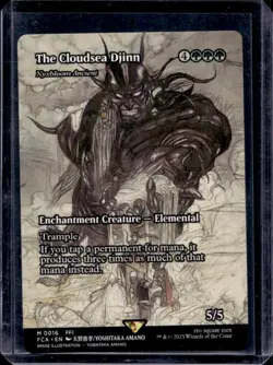 2025 Magic The Gathering MTG Final Fantasy The Cloudsea Djinn Foil #0016 - Image 1