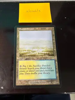 MTG: Flooded Strand #2, Onslaught (Fetch Land) - See pics for Condition - Image 1