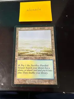 MTG: Flooded Strand #1, Onslaught (Fetch Land) - See pics for Condition - Image 1