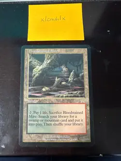 MTG: Bloodstained Mire #2, Onslaught (Fetch Land) - See pics for Condition - Image 1