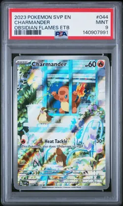 2023 POKEMON SVP EN-SV BLACK STAR PROMO #044 CHARMANDER PSA 9 - Image 1