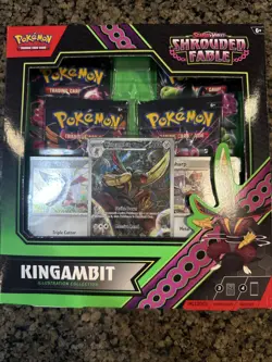 Pokemon TCG: Scarlet & Violet 6.5 Shrouded Fable Kingambit Illustration Set NEW - Image 1