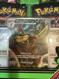 Pokemon TCG: Scarlet & Violet 6.5 Shrouded Fable Kingambit Illustration Set NEW - Image 2