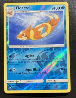 Floatzel 36/156 Pokemon Ultra Prism Reverse Holo Uncommon TCG LP - Image 1