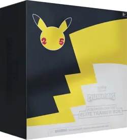 25th Anniversary Celebrations Pokemon Center Elite Trainer Box (PC ETB) Sealed - Image 1