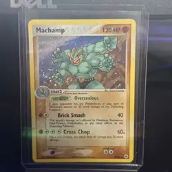 Pokemon Machamp Holo Rare Card 9/101 Hidden Legends LP - SWIRL - Image 2