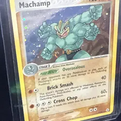 Pokemon Machamp Holo Rare Card 9/101 Hidden Legends LP - SWIRL - Image 3