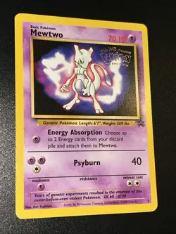Pokemon TCG 1999 Black Star #3 Mewtwo Movie Promo Card - Image 3