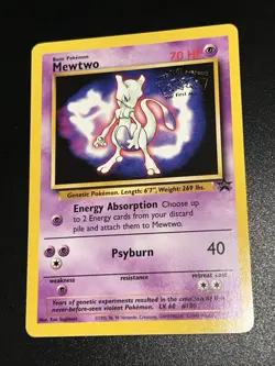 Pokemon TCG 1999 Black Star #3 Mewtwo Movie Promo Card - Image 4