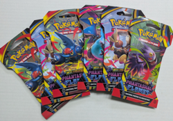 Lot Of 6 New Pokemon TCG Phantasmal Flames Sleeved Booster Packs Factory Sealed - Image 1