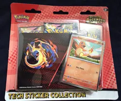Pokemon TCG Ascended Heroes Tech Sticker Collection Charmander Factory Sealed !! - Image 1