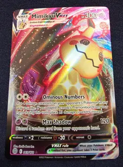 Pokemon TCG Mimikyu VMax 69/172 Ultra Rare Brilliant Stars NM-M !!! - Image 1