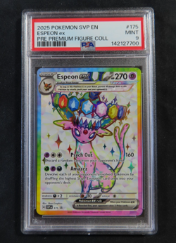 2025 POKEMON SVP PROMO PREMIUM FIGURE COLLECTION #175 ESPEON EX PSA 9 - Image 3