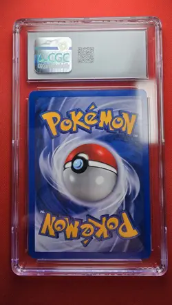 CGC 8 Ampharos 2001 Neo Revelation 1/64 Holo BUTT SWIRL Pokemon 🔥 - Image 2
