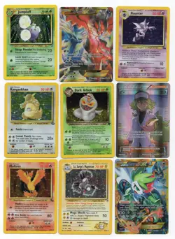 Pokemon 9 Card Lot #18 - Japanese & English - Modern-WOTC Vintage -HP/NM - Image 1