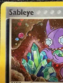 Pokemon Sableye EX TCG Crystal Guardians Holo Card 10/100 Rare LP Excellent 2006 - Image 2