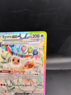 Pokemon Eevee ex 167/131 Prismatic Evolutions Holo Special Illustration Rare - Image 3