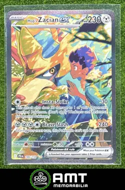 Hop's Zacian ex 2025 Pokemon Journey Together #186/159 Special Illustration Rare - Image 1