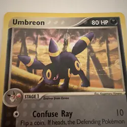 Pokemon TCG Umbreon Card 24/100 Sandstorm, Regular, Non-Holo, E-Reader, 2003 - Image 2
