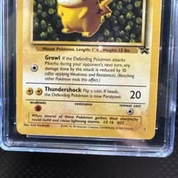 1999 Pokemon Wizards Black Star Promos Pikachu #1 CGC 7.5 Near Mint Vintage - Image 2