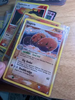 Pokemon Dugtrio EX TCG Crystal Guardians Holo Card 5/100 Rare MINT - Image 1