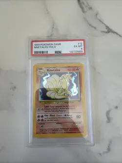 Ninetales 12/102 Base Set PSA Graded 6 Pokemon Trading Card Game - Image 1