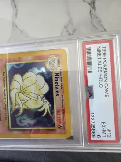 Ninetales 12/102 Base Set PSA Graded 6 Pokemon Trading Card Game - Image 3