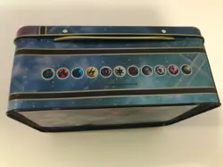 Pokemon TCG Volcanion Magearna Collectors Chest Tin Lunch Box EMPTY ~ TIN ONLY - Image 4