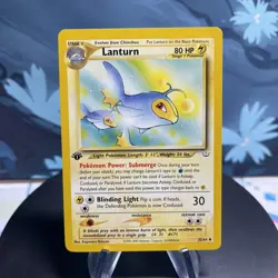 Pokemon Lanturn 32/64 Neo Revelation 1st Edition LP - Image 1
