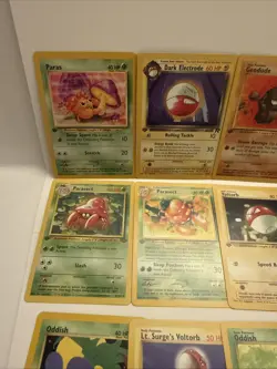 Pokemon 1st Edition Lot TCG Vintage WOTC - Oddish, Parasect Etc - Image 2