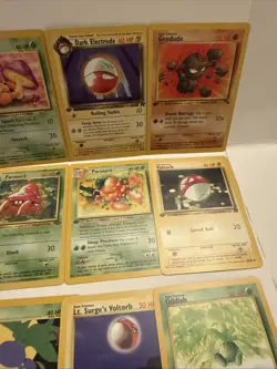 Pokemon 1st Edition Lot TCG Vintage WOTC - Oddish, Parasect Etc - Image 3