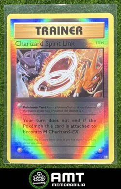 Charizard Spirit Link 2016 Pokemon XY Evolutions Reverse Holo #75/108 - Image 1