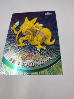 MINT KADABRA 2000 TOPPS CHROME POKEMON TV ANIMATION EDITION #64 Holo Foil - Image 2