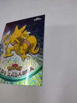MINT KADABRA 2000 TOPPS CHROME POKEMON TV ANIMATION EDITION #64 Holo Foil - Image 4