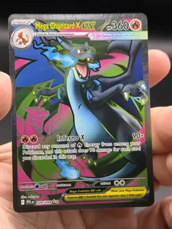 Pokemon Mega Charizard X ex 109/094 Phantasmal Flames Ultra Rare Full Art NM - Image 3