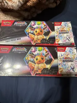 Pokemon Sam’s Club Prismatic Evolutions Surprise Box + Booster Bundle Lot Of 2 - Image 1
