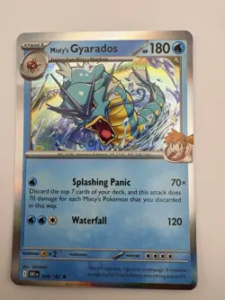 Misty's Gyarados 049/182 Rare | Pokemon TCG: Destined Rivals English — Holo NM - Image 1