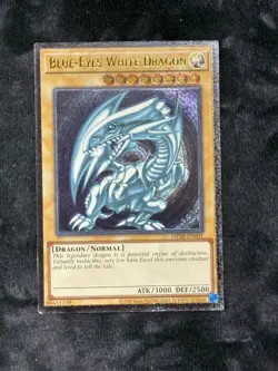YUGIOH Blue-Eyes White Dragon OP28-EN001 Ultimate Rare NM #66 - Image 1