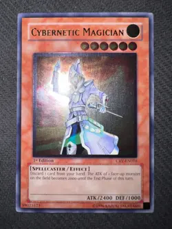 Yugioh Cybernetic Magician 1st Edition Ultimate Rare CRV-EN016 NM - Image 2
