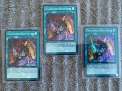 SR10-EN041 Unauthorized Reactivation Super Rare 1st Edition NM Yugioh Holo x3 - Image 1