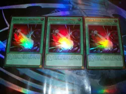 3x Dark Ruler No More 1st Edition Ultra Rare CH02-EN035 Yu-Gi-Oh! - Image 1