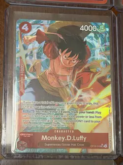 Monkey D Luffy x23 Card Lot Includes OP12 Alt Art SR + More One Piece English - Image 2