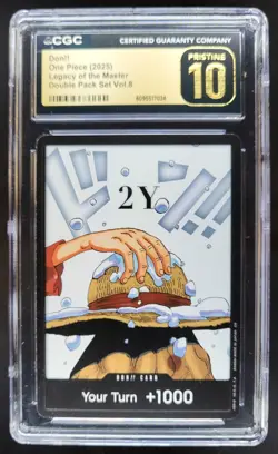 2025 ONE PIECE CCG DON!! LEGACY OF THE MASTER CGC 10 PRISTINE A PT - Image 1