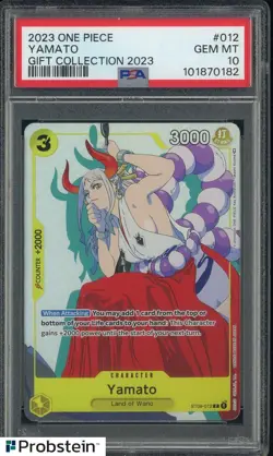 2023 One Piece Gift Collection 2023 #012 Yamato PSA 10 GEM MINT - Image 1