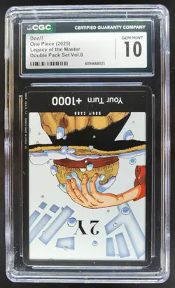 2025 ONE PIECE CCG DON!! LEGACY OF THE MASTER CGC 10 A PT - Image 1