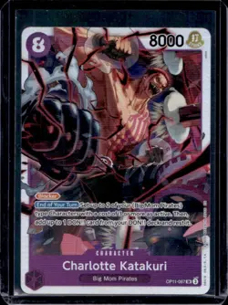 2025 One Piece A Fist of Divine Speed Charlotte Katakuri Super Rare #OP11-067 - Image 1