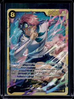 2025 One Piece A Fist of Divine Speed Koby Secret Rare #OP11-119 - Image 1